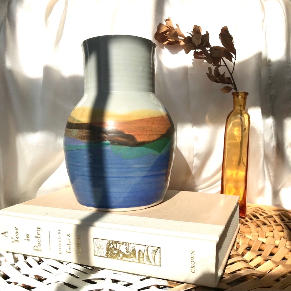 Handmade Ceramic Sunset Vase